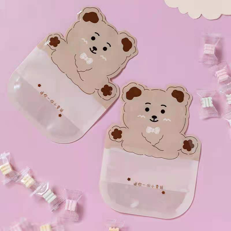 PLASTIK KLIP BERUANG / PLASTIK KLIP ZIPPER BEAR / PLASTIK KLIP BEAR