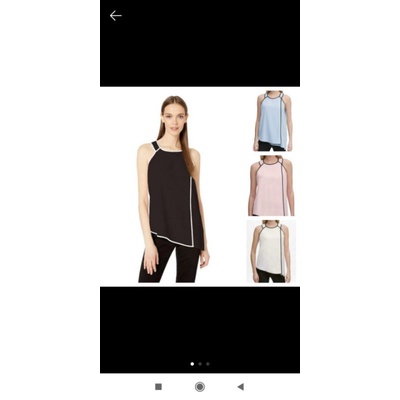 C*lvin Kl*in Assymetic Halter Top