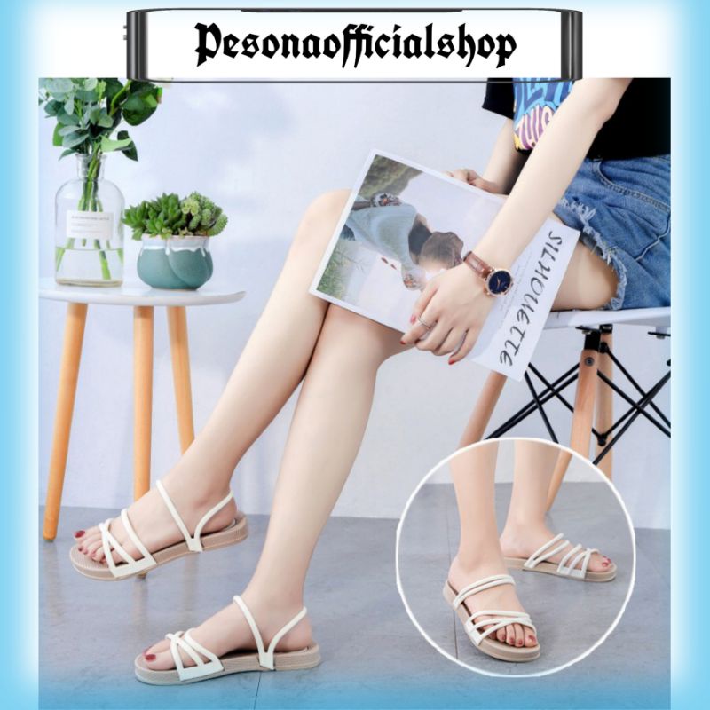 COD POS 2088 Sandal  Selop Wanita Import Model kekinian