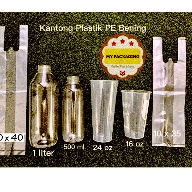 

Kantong plastik BENING PE 10 x 40cm - isi 125 pcs (500gr)