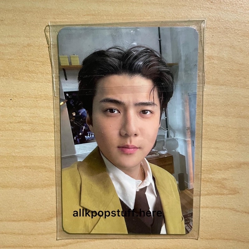 Photocard Sehun Don’t Fight The Feeling Expansion Ver Official | pc sehun exo dftf expansion ganteng