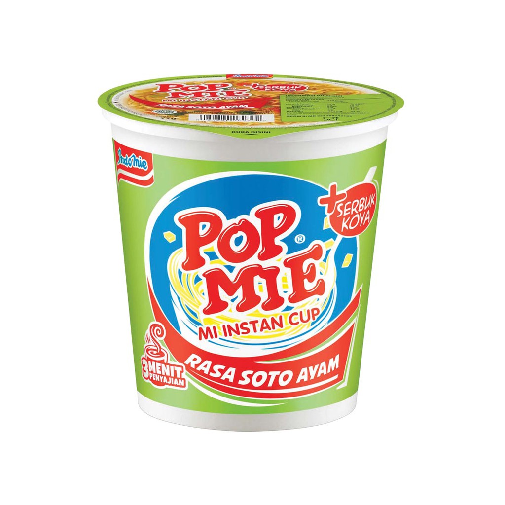 

POP MIE MI INSTAN CUP RASA SOTO AYAM 77GR