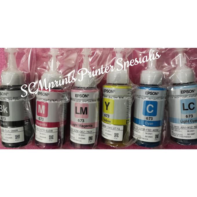 

Office & Stationery | Alat Tulis | Tinta Original Epson 673 T673 Refill L800 L805 L810 L850 L1800 | Best Seller