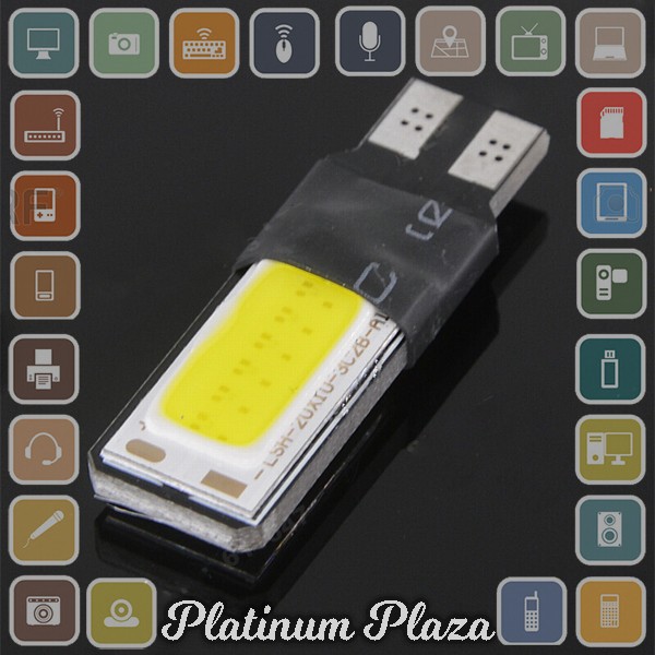 Lampu Parkir Mobil LED Canbus T10 194 501 W5W SMD COB 2PCS - White`60W6JE-