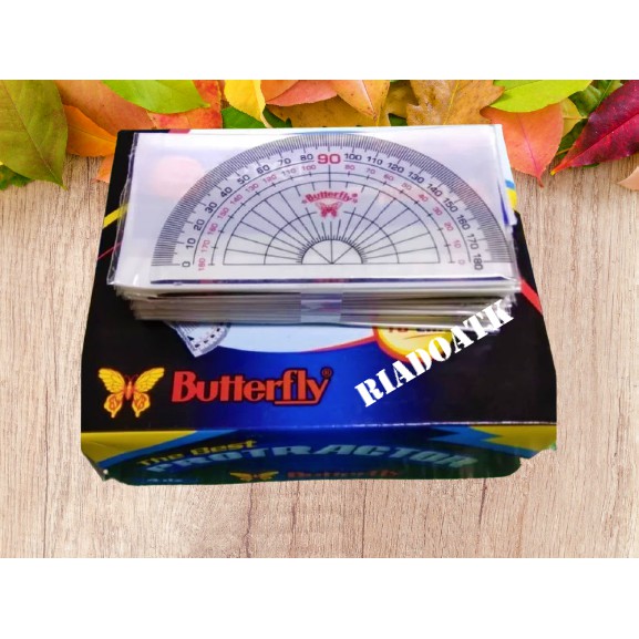 

Penggaris Busur Butterfly 180 derajat