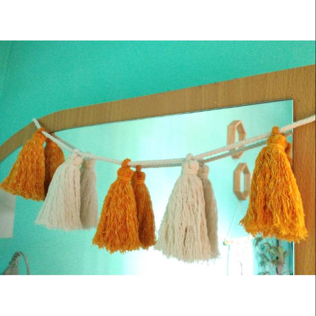 

Pom pom tali katun warna