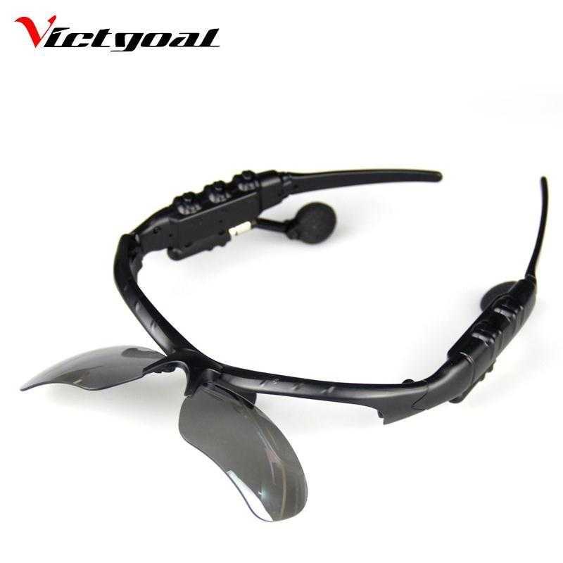 VICTGOAL Kacamata Polarized Earphone Bluetooth dengan 5 Lensa - V9100