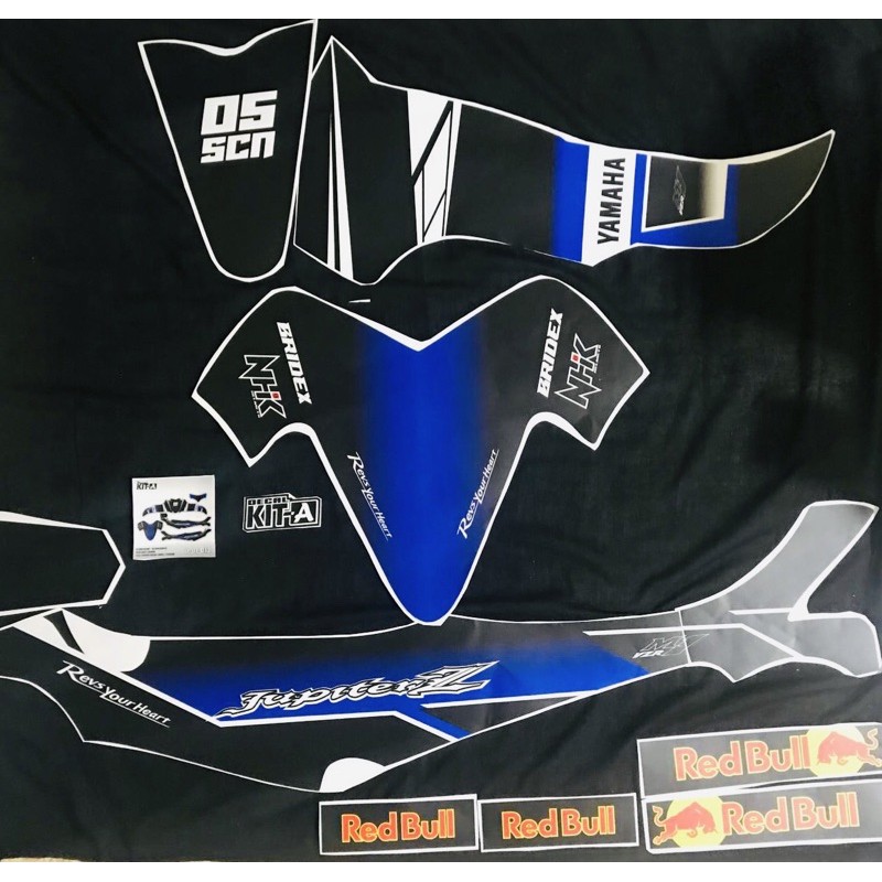 DECAL STIKER JUPITER Z STICKER DEKAL STRIPING CUSTOM MOTOR D-O1-012