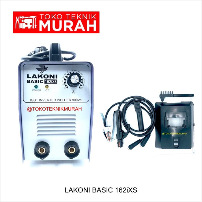 Lakoni Basic 162iXS Mesin Las Inverter Welder 162 iXS Travo Trafo