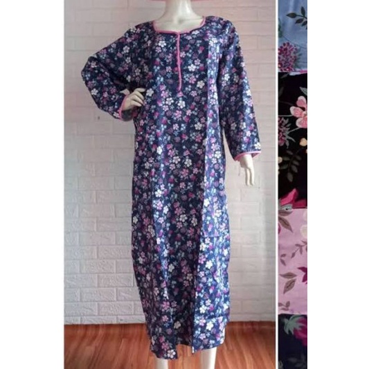 PRETTY GIRL - Longdress panjang katun lokal jumbo xl