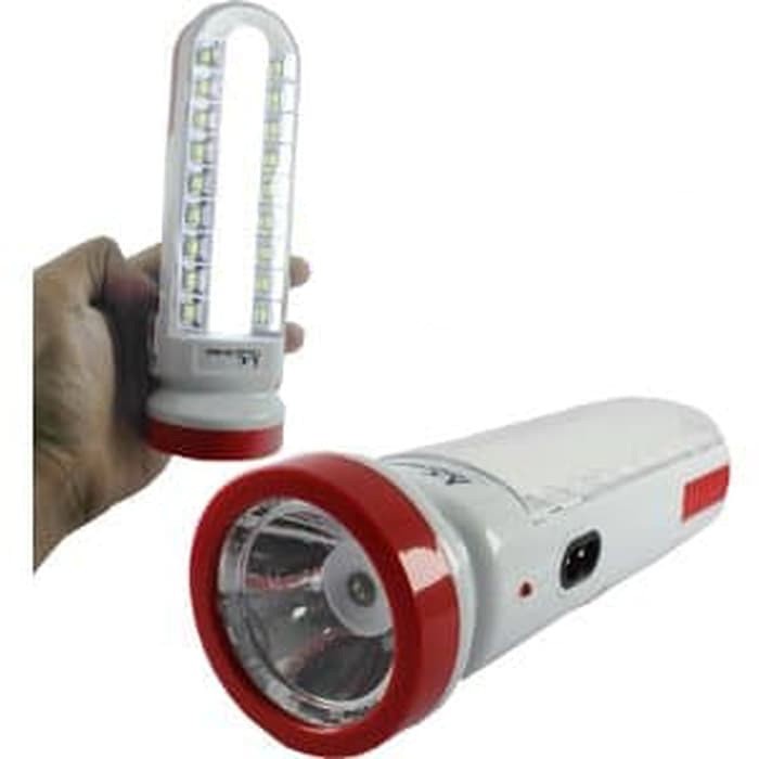 Lampu Emergency 18 LED / Lampu Darurat + Senter Super Terang Model MS-6032