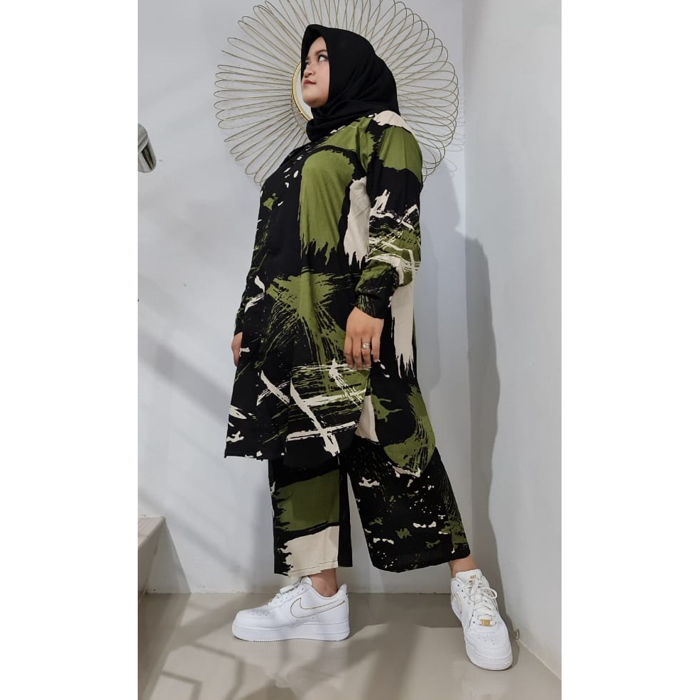 ZAHRA - Setelan Wanita BIG SIZE Tie Dye