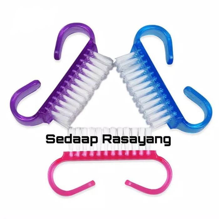 Sikat Pembersih Kuku Tangan Kaki Manicure Pedicure Nail Brush