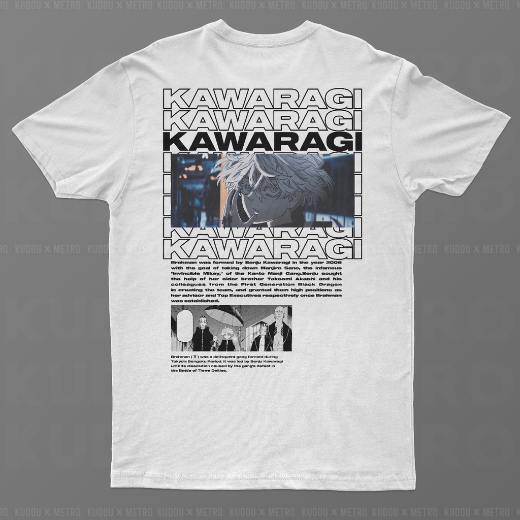 Tshirt Kawaragi Senju Ultimate Brahman Anime Manga Tokyo Revengers  Unisex