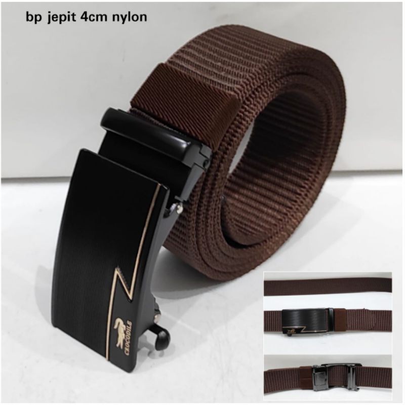 ikat pinggang jepit crocodile men belt gesper import