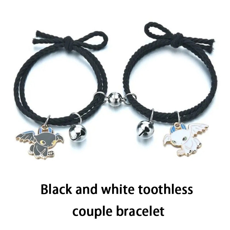 Korea Fashion Pasangan Magnet Menarik Gelang Teman Mahasiswa Gelang Sederhana Aksesoris Hadiah