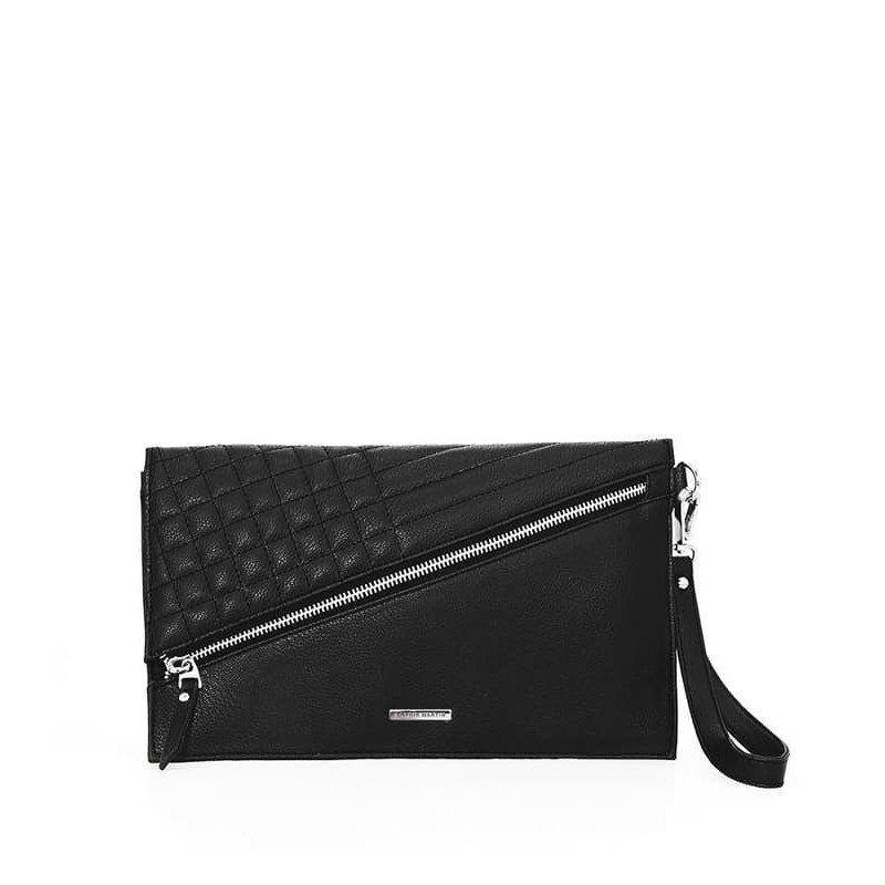 TAS POUCH TANGAN WANITA SOPHIE MARTIN KULIT HITAM JEANNY T5209B5 PES A