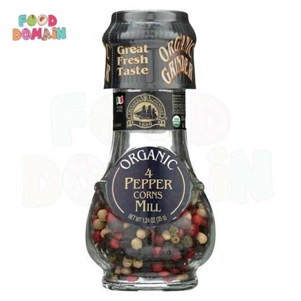 

Drogheria & Alimentari Organic 4 Peppercorns Grinder 1.24oz (35gr)