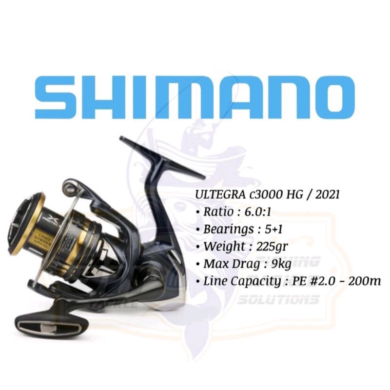 reel shimano ultegra c3000fc dan 2500fc