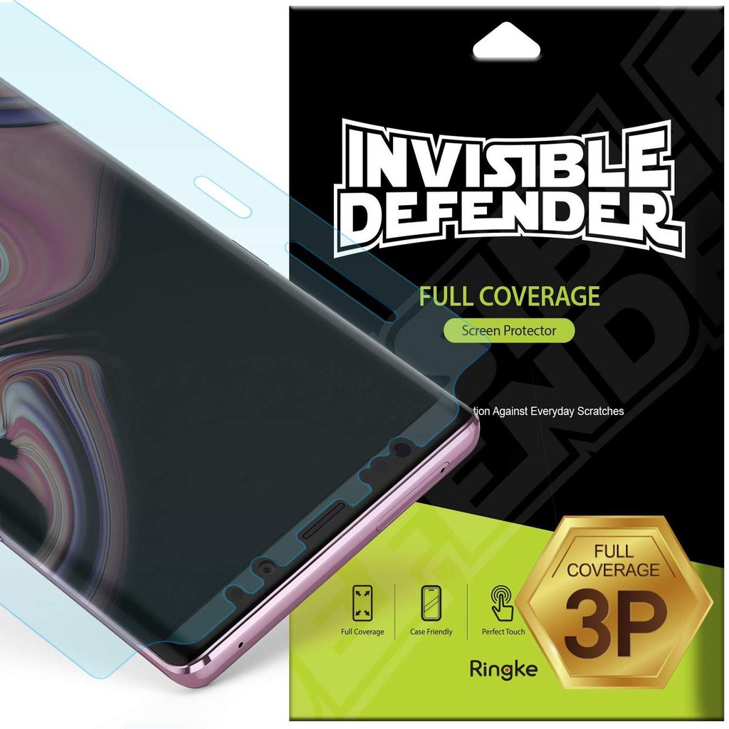 Ringke invisible defender full screen protector for samsung galaxy note 9