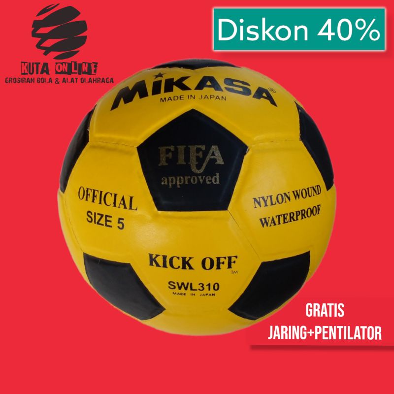 BOLA KAKI MIKASA SIZE 5 PRESS | BOLA ANAK-ANAK