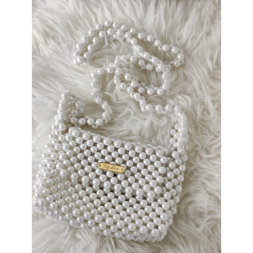 Pearl Sling Bag/ Sling Beads Bag/ Tas Manik / Tas Mutiara
