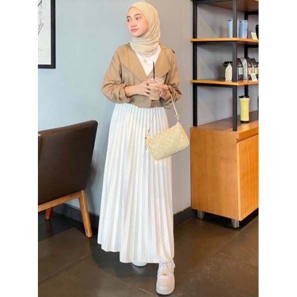 ANNA OUTER | Outer Linen Atasan Wanita Casual