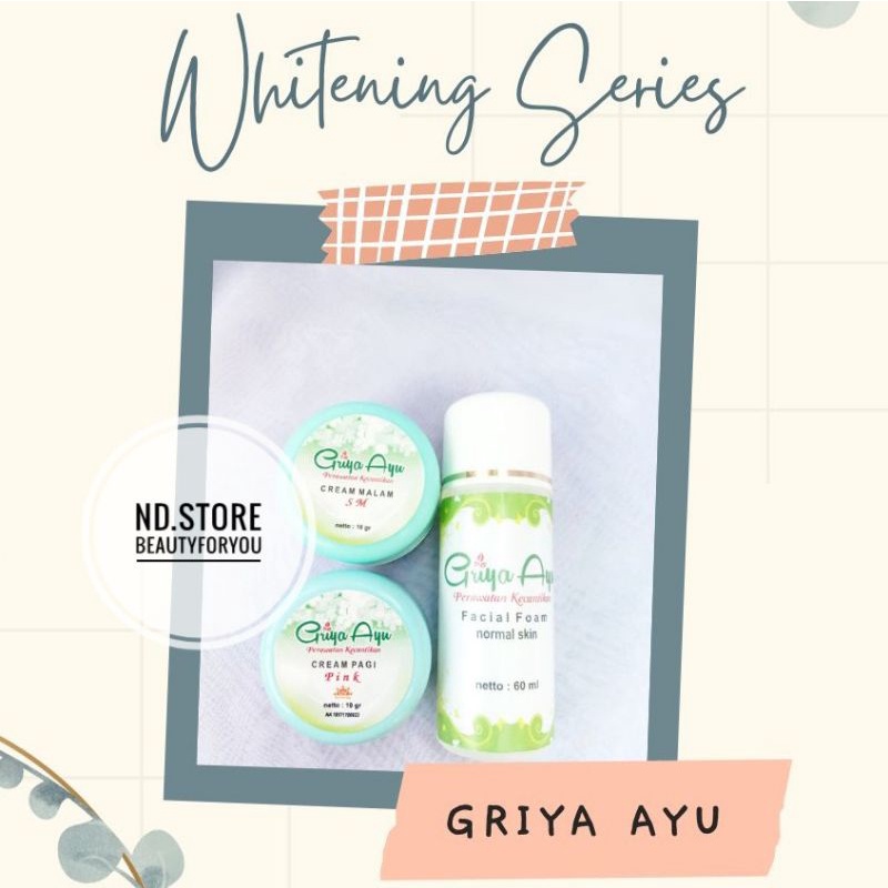 Paket Whitening Series Griya Ayu