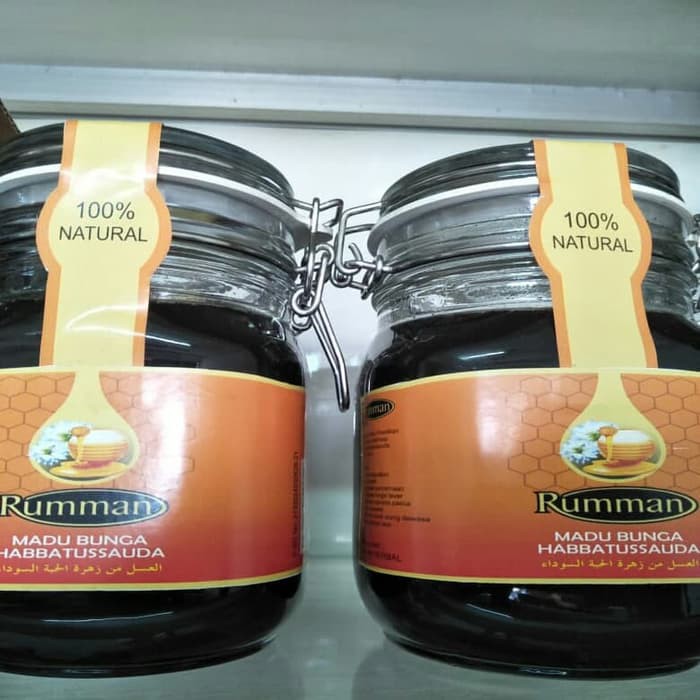 

Madu Bunga Habbatussauda Merk Rumman 1 kg IMPORT MESIR