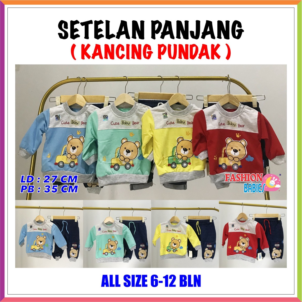 ❤ FashionBabies ❤ SETELAN ANAK CELANA PANJANG / BABY JOGGER SET HARU KIDS HK1125