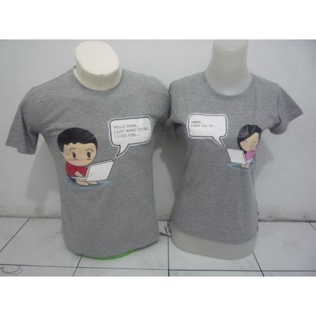 KAOS CUSTOME - BAJU CUSTOM GAMBAR FOTO Tulisan PRINTING BEBAS WARNA