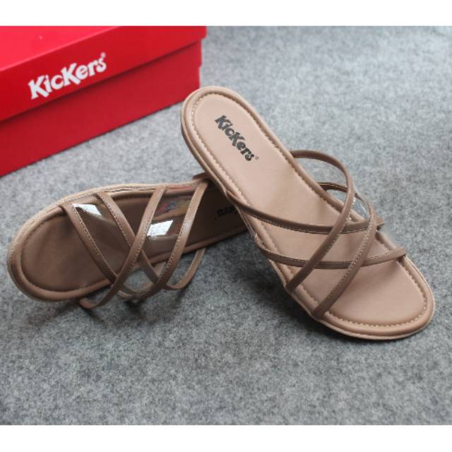 Slip Sandal Wanita Mika Samping