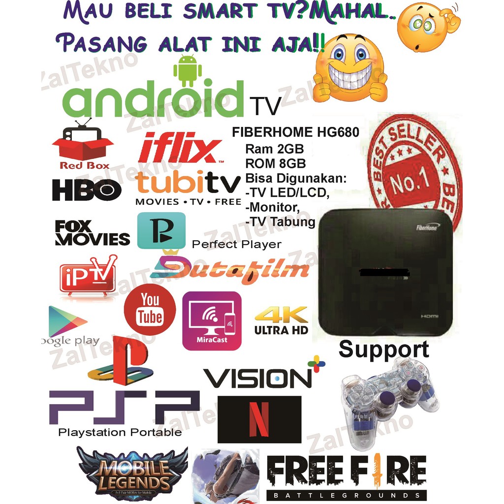 STB Android tv box HG680P HG680 NEW UHD 4K RAM 2GB ROM 8GB ROOT UNLOCK