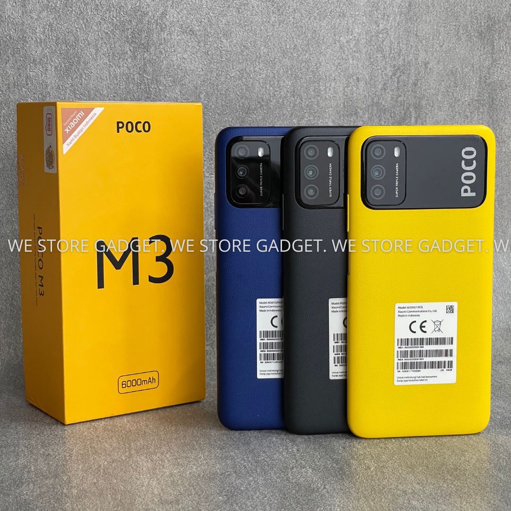 Poco M3 4/64gb &amp; 6/128gb Second Bekas Fullset Original