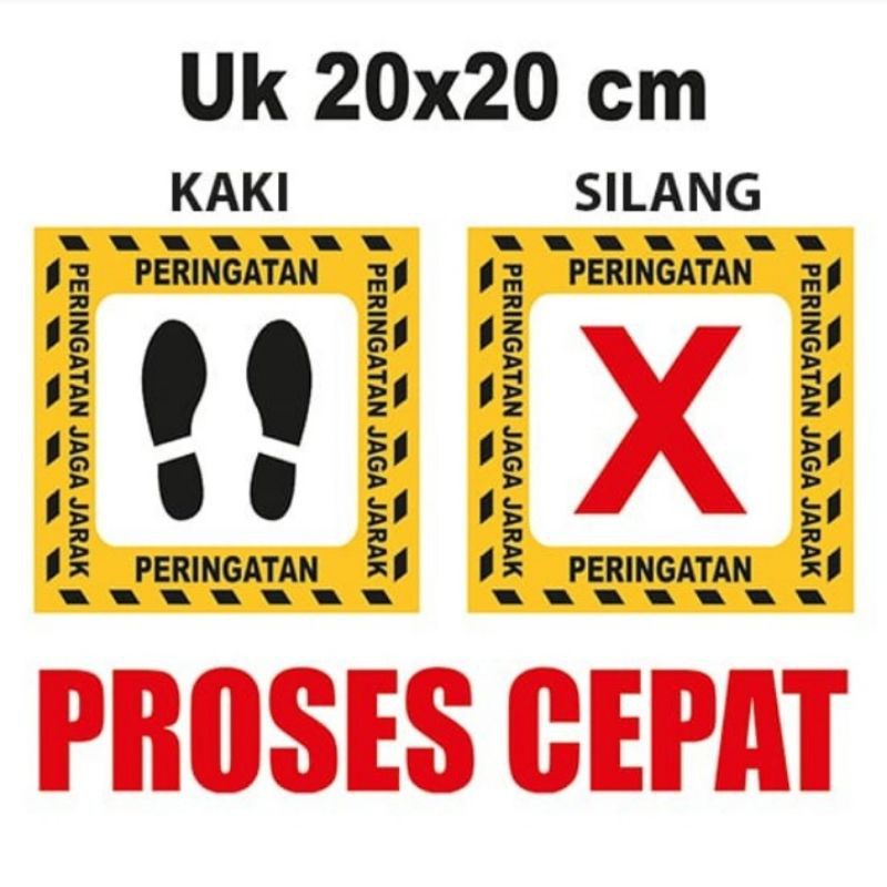 

STIKER SIGN SAFETY PERINGATAN JAGA JARAK