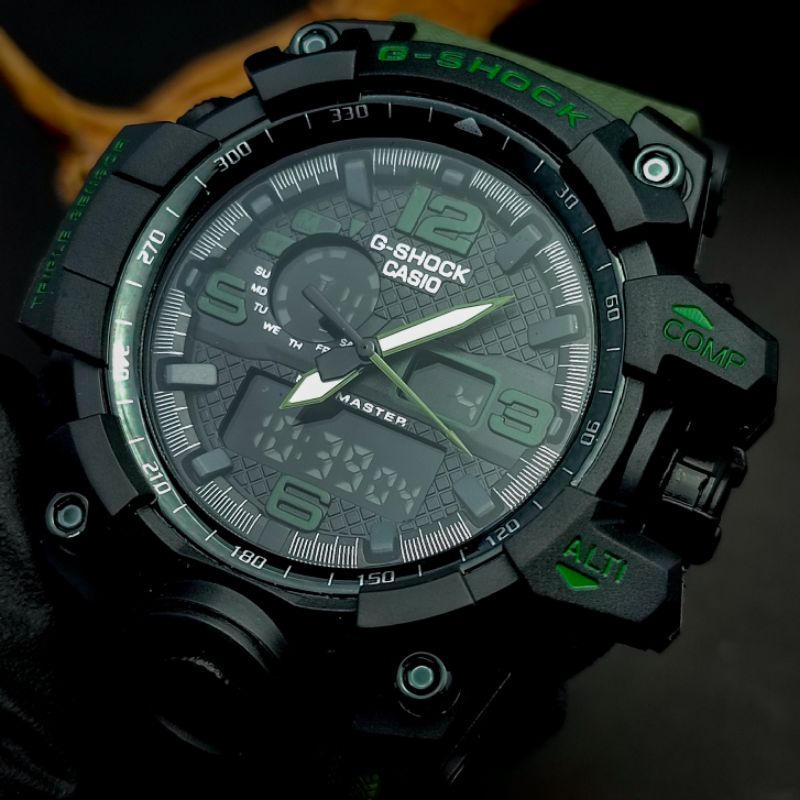 Casio G-shock Army GWG Include Double Strap &amp; Tas Buffback Original Jam Tangan Pria