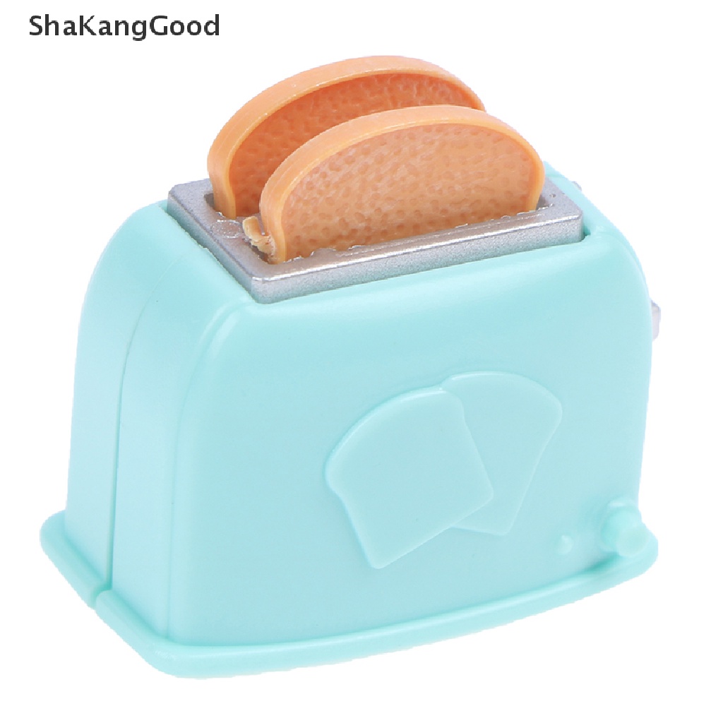 Skid Mainan Miniatur Toaster Untuk Dekorasi Dapur Rumah Boneka