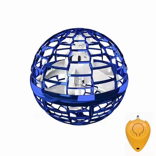 &lt;^ SJA ^&gt;  Mainan Bola Terbang Berputar Mini  dengan Lampu RGB / Bola Terbang Ajaib