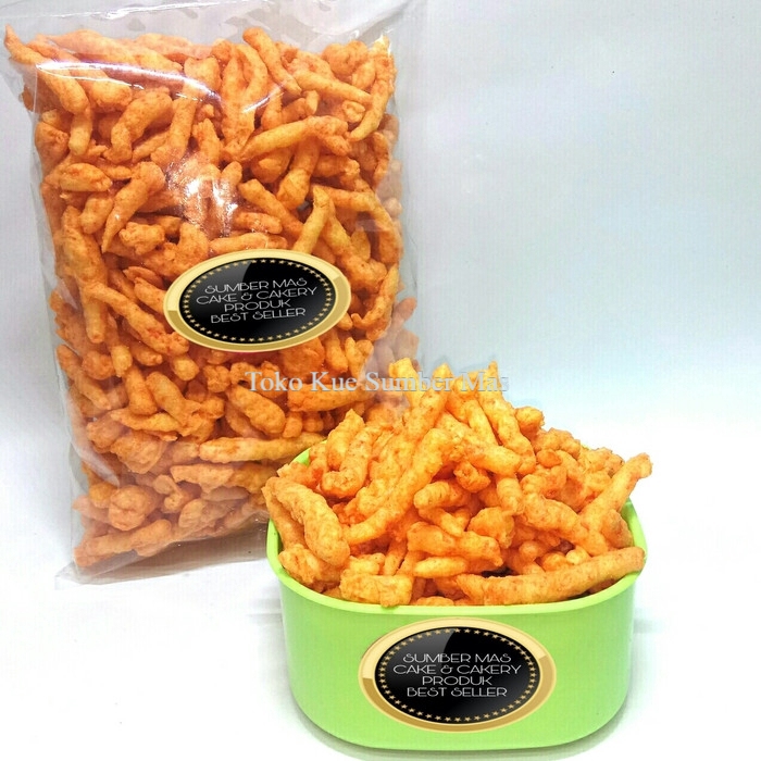 TWIS JAGUNG RASA BALADO -250 gr / Cheetos Kiloan Rasa Balado / Snack Kiloan Murah / Ciki Kiloan / Snack Kiloan