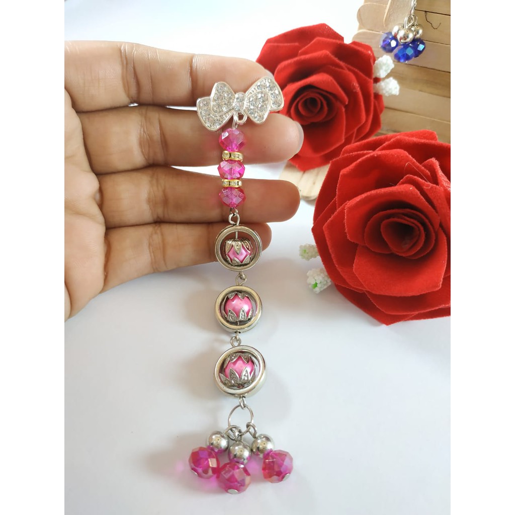 Bros dagu hijab Murah/ bros jilbab fashion wanita muslim /juntai kristal kekinian By Tokoplanginicer