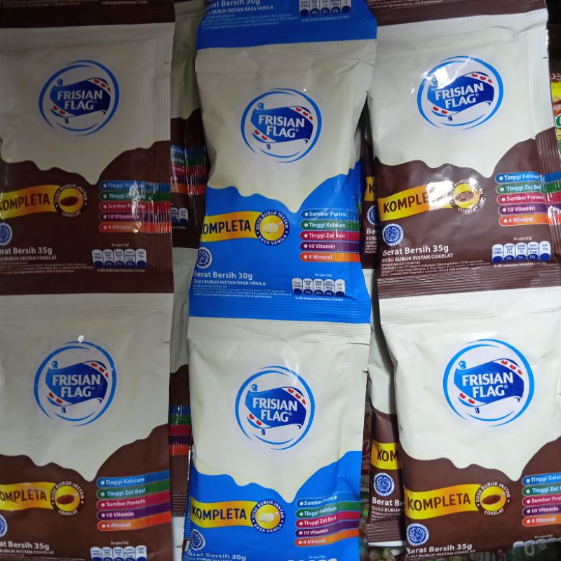 

Susu bubuk Frisian Flag Kompleta 35 gr