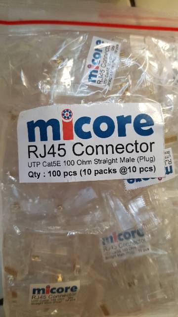 Micore Connector UTP RJ45 Cat.5e