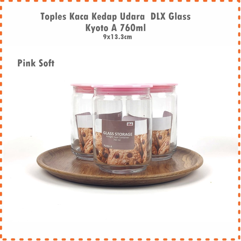 [SET 3 PCS] Toples Kaca DLX  Glass Kyoto A