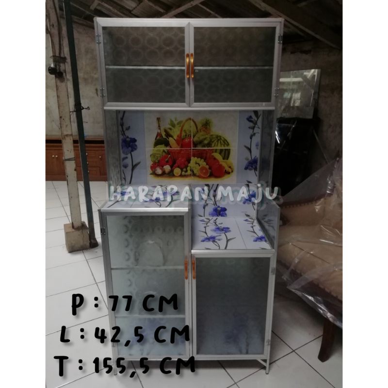 RAK PIRING 2 PINTU ALUMINIUM/RAK PIRING 3 PINTU ALUMINIUM/RAK PIRING MURAH/RAK PIRING BAWAH KERAMIK