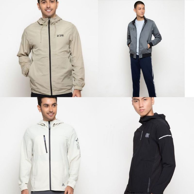 Jaket sports windbreaker pria 361 degrees