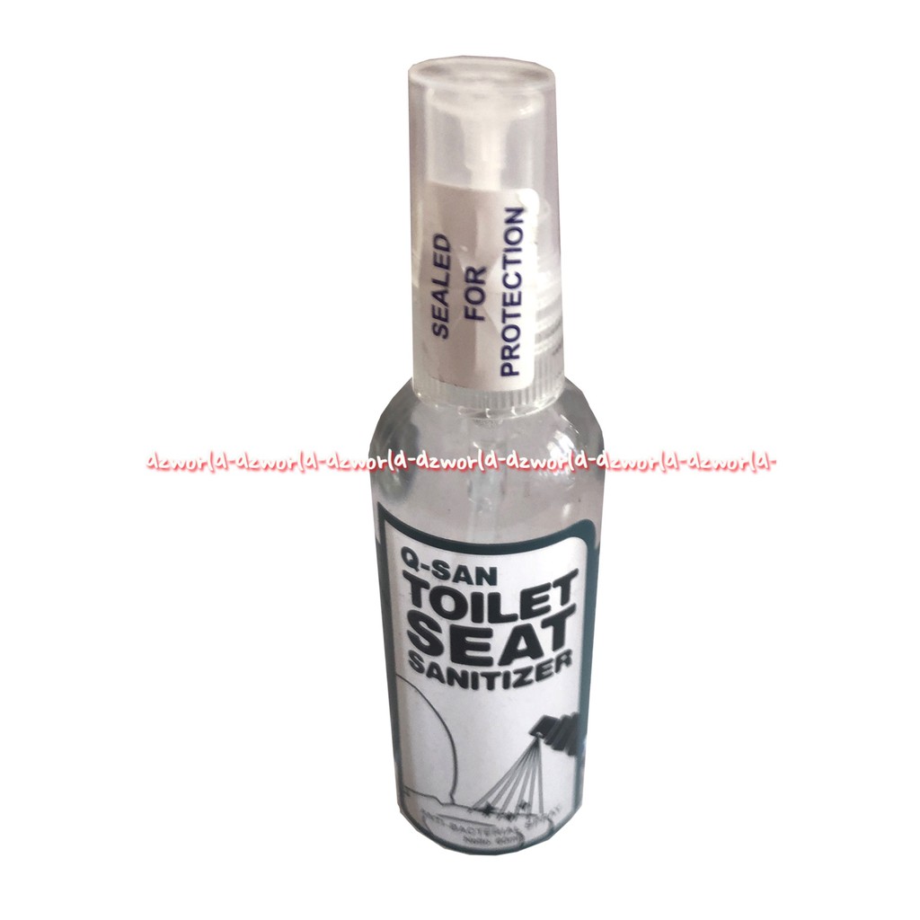 Q-sanToilet seat Sanitizer Semprotan Membersihkan kuman WC Qsan 60ml