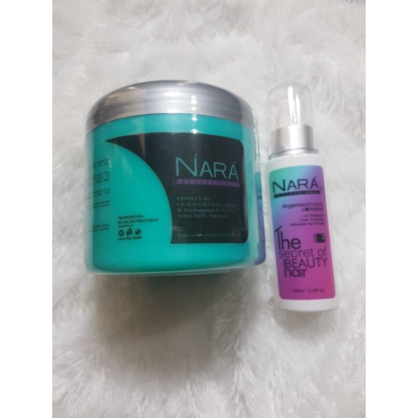 Masker Nara Cool + Serum Argan 100ml ORIGINAL