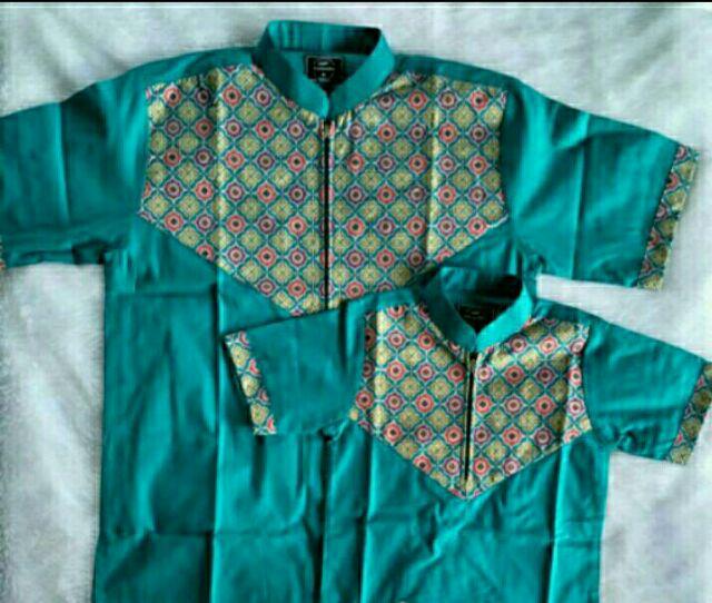 Koko Batik Couple Broken White / Putih / Koko Murah / Koko Batik