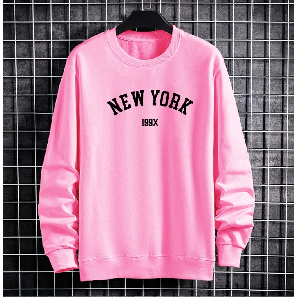 BISA COD ~ BAJU TRENDY NEW YORK TERBARU- BAJU PRIA LENGAN PANJNG TERBARU-KAOS DISTRO KEKINIAN PRIA TERLARIS