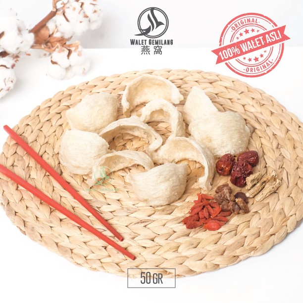 

Kkeanashop Sarang Walet Mangkok 50Gr Asli Dari 27 Rumah Walet Kami Sendiri